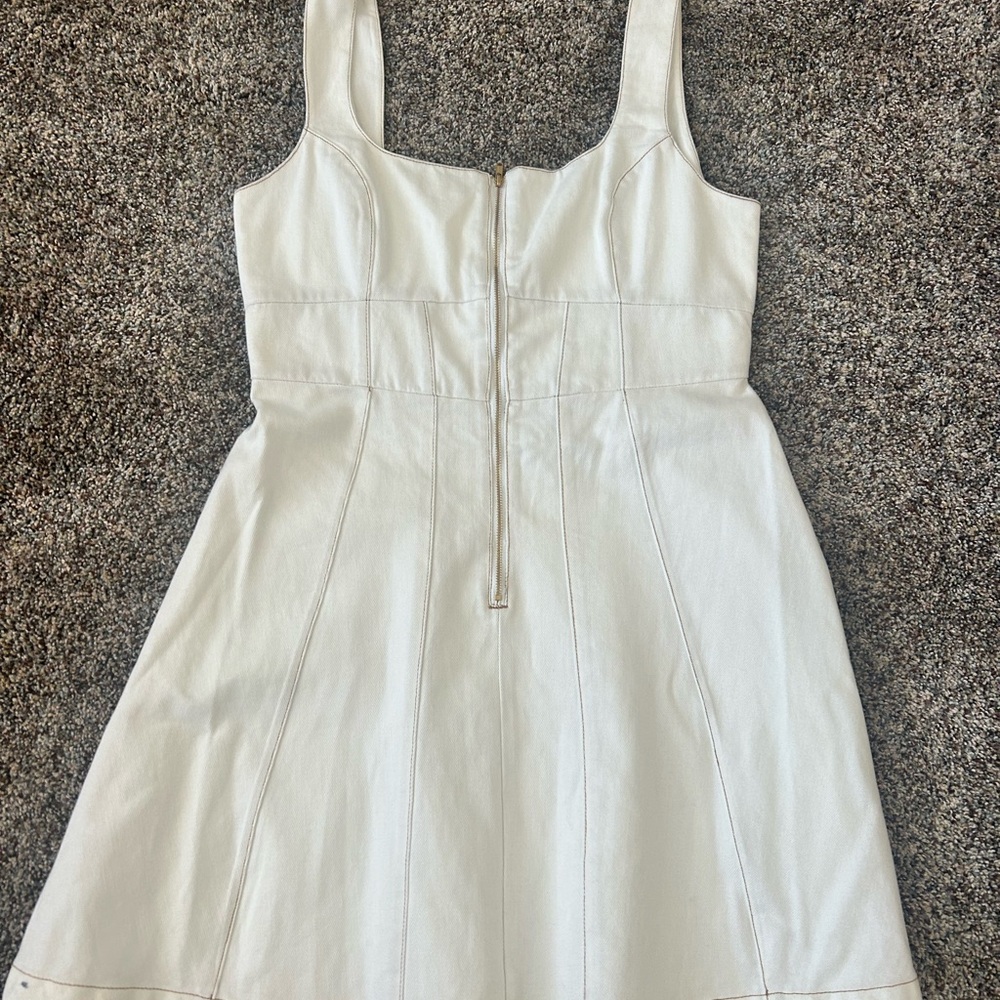 Forever New White Mini Dress denim